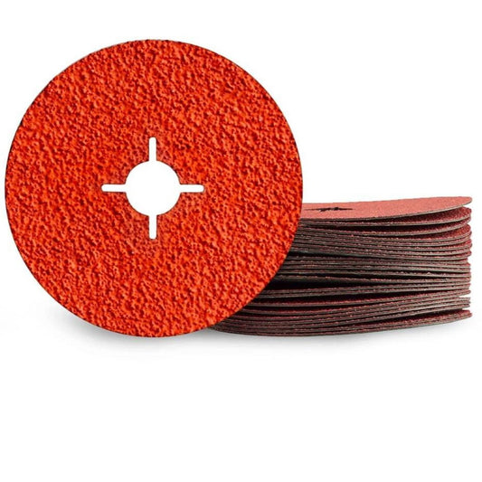 125mm ceramic fibre Discs Powergrit Abrasives