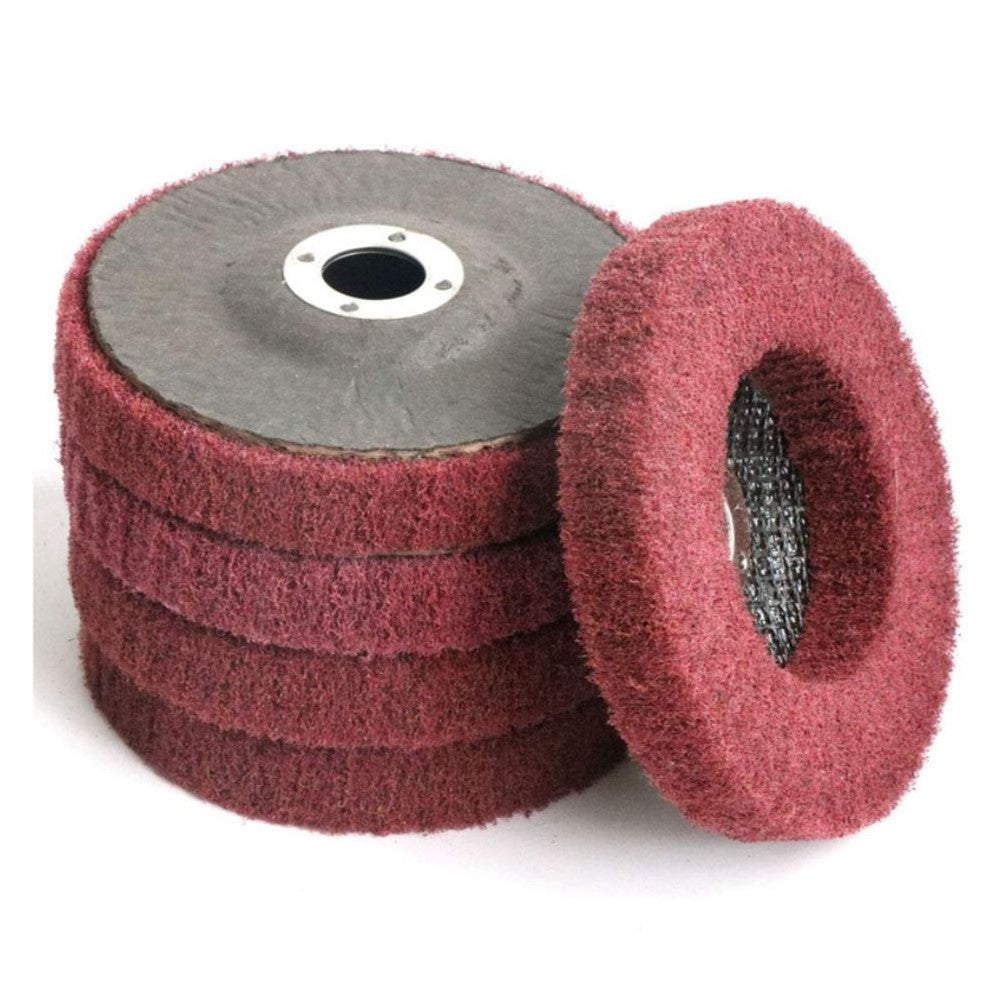 Abrasive Buffing Polishing Wheel, Scouring Pad Grinding Discs for Angle Grinder, Water and Oil Resistant Powergrit Abrasives