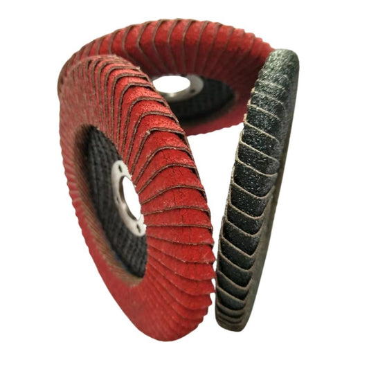 Curved Ceramic Bending Flap Disc 5 inch Powergrit Abrasives